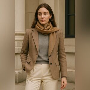 Anthropologie Tan Blazer